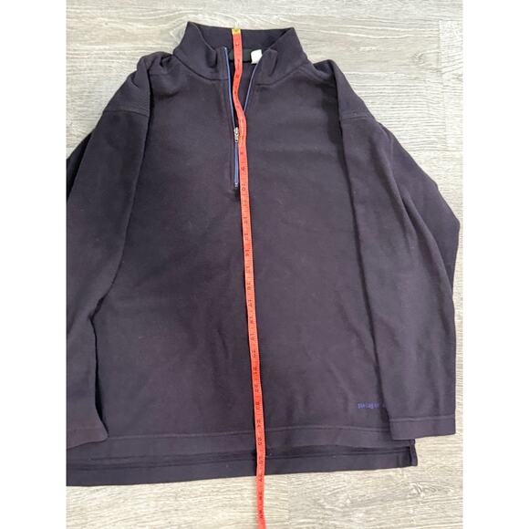 Patagonia Synchilla Jacket Womens Med Plum 1/4 Zip Pullover Fleece Lightweight - Picture 4 of 5